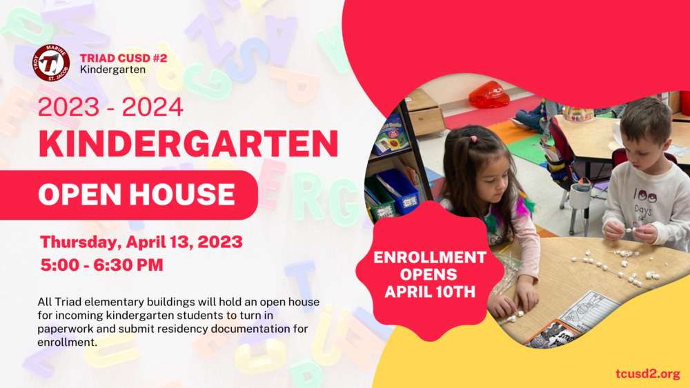 2023-2024 Kindergarten Enrollment Open House Announced