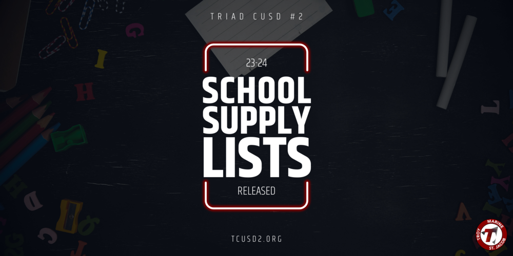 School Supply Lists 2023-2024