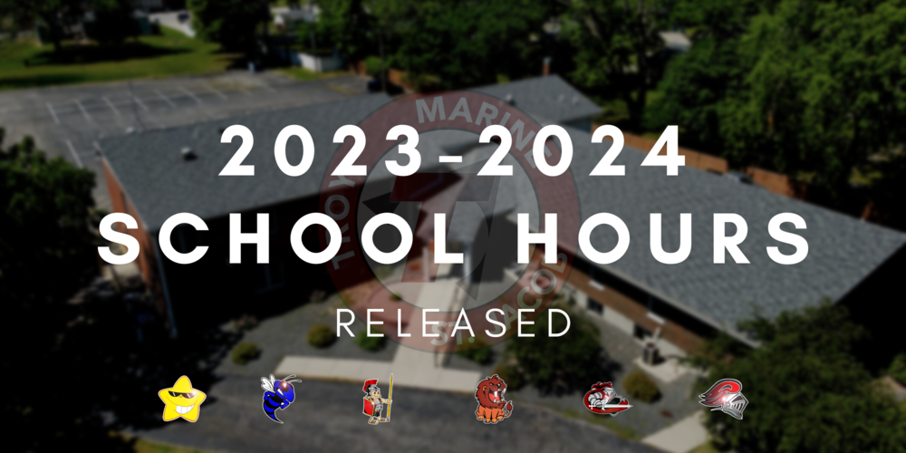 2023-2024 School Hours Released