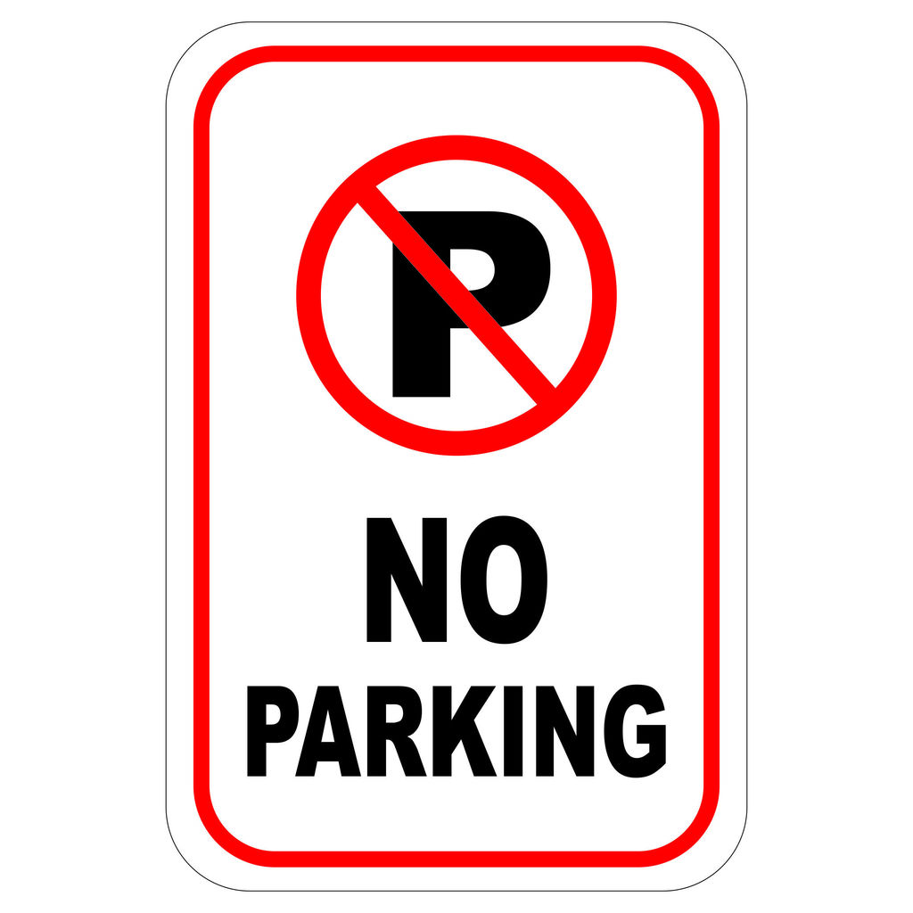 No Parking in B LOT