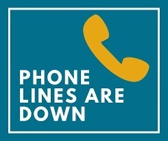phone lines down