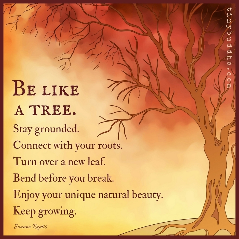 be like a tree.