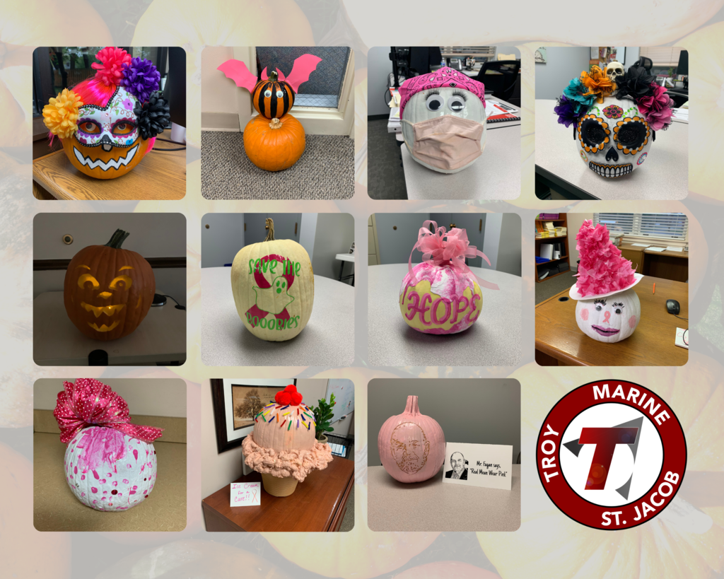 Triad Breast Cancer Awareness Pumpkins