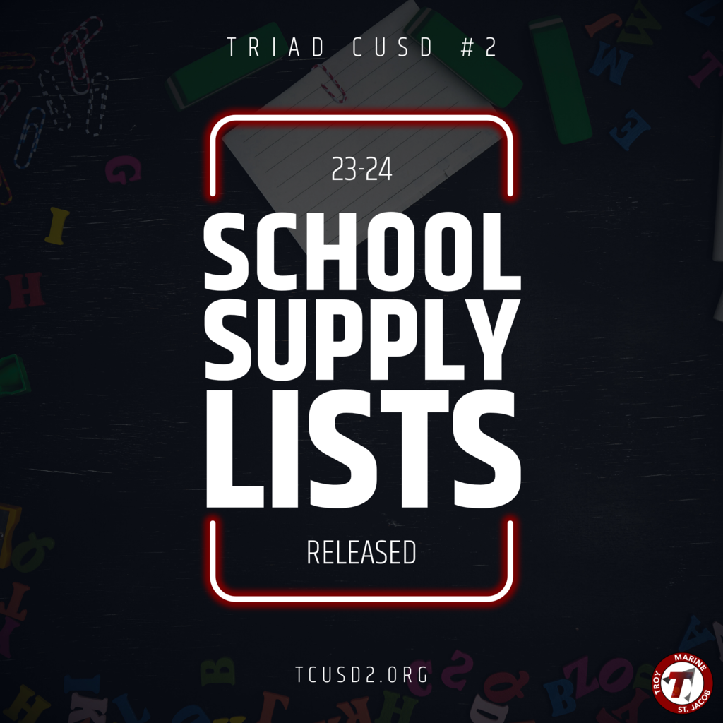 2023-2024 School Supply Lists Released